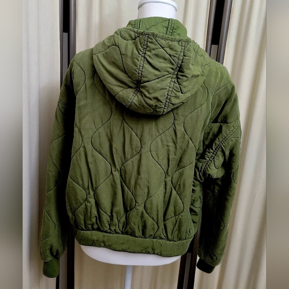 BLANKNYC Green Quilted Women’s Jacket | Size Small - Picture 2 of 6